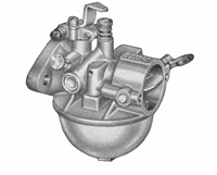 Carter Model N Carburetor Kit, including Kohler side draft carburetors