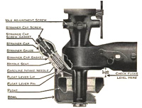 CK558 Carburetor Repair Kit for Carter RXO,RBO carburetors