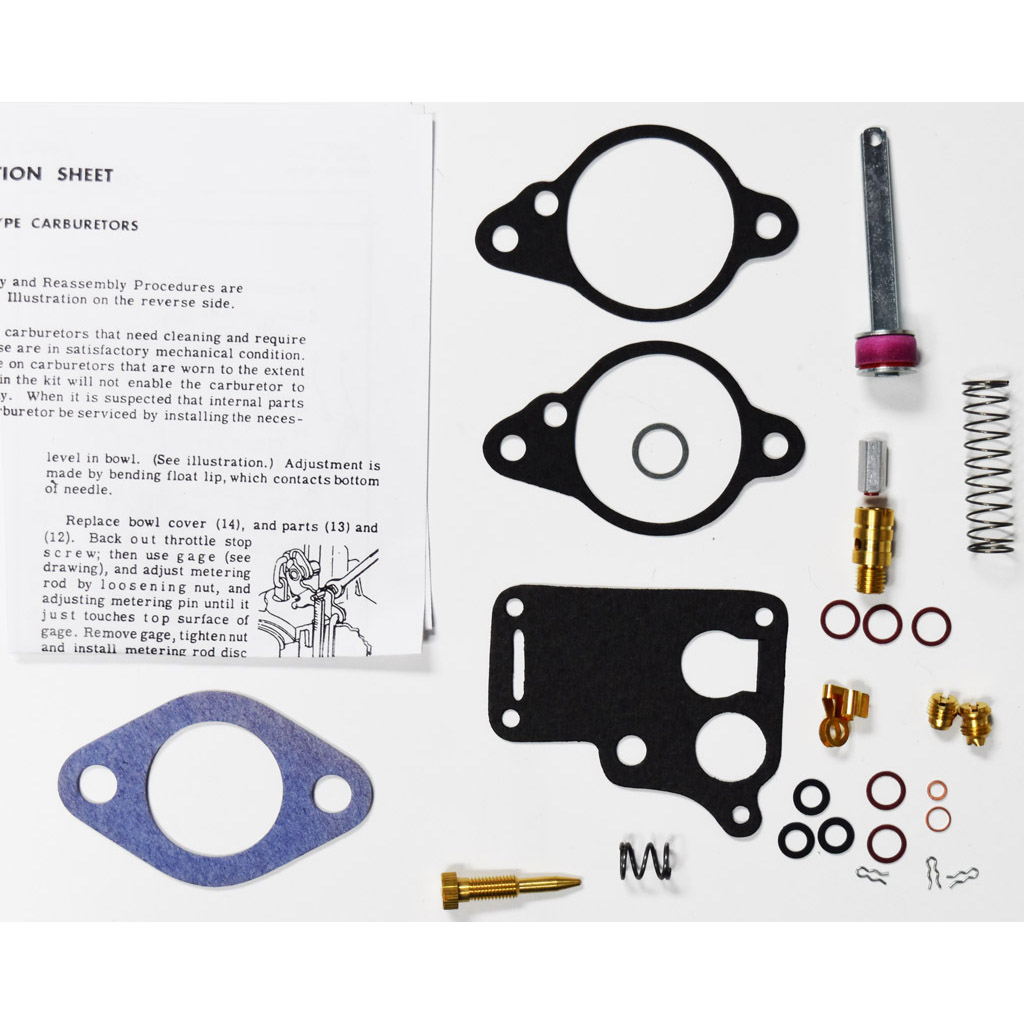 Carter W-O carburetor rebuild kit for Willys and Kaiser Industrial