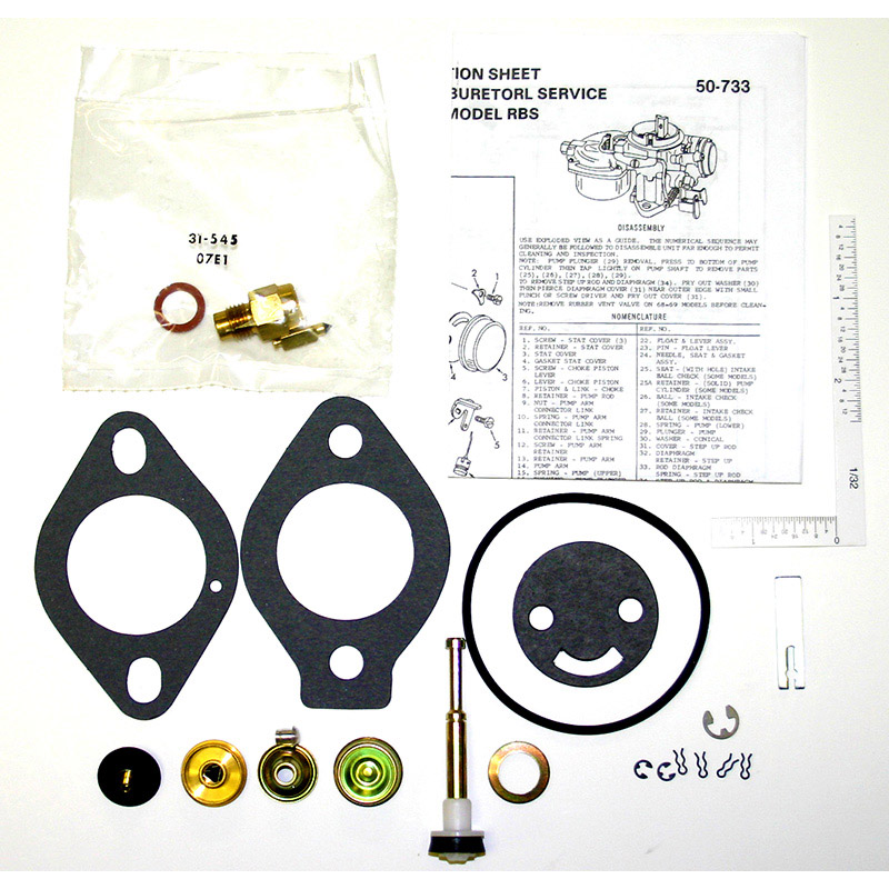 CK70 Carburetor Repair Kit for Carter RBS Carburetors