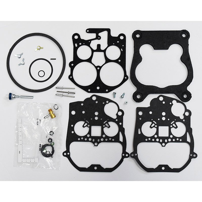 Carburetor repair kit for Rochester Quadrajet for Chevrolet with complete accelerator pump assembly