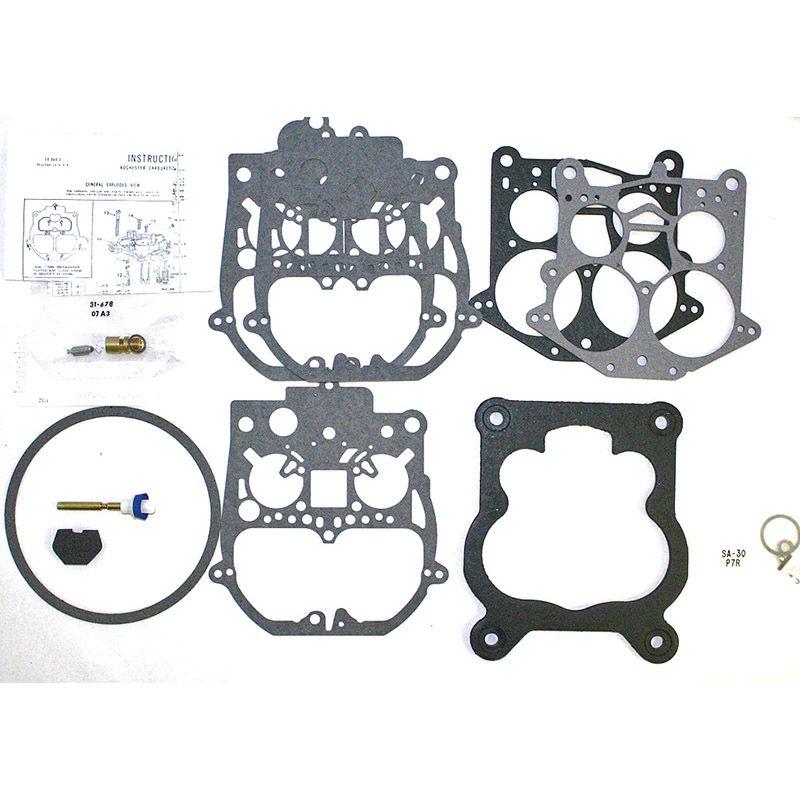 Carburetor kit for 1972-1979 small block Chevrolet engines with Rochester 4MV carb