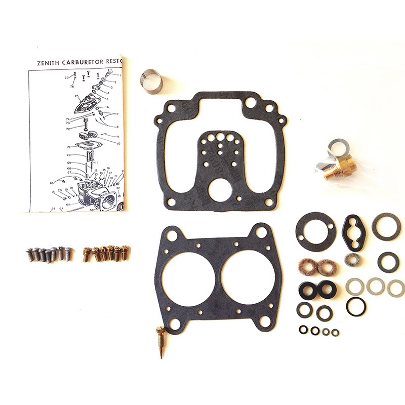 Carburetor rebuild kit for Zenith Model 29D duplex carburetor
