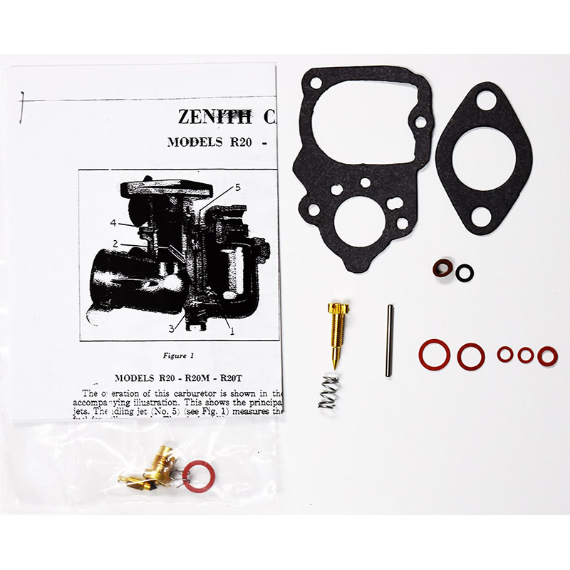 CK9009 Carburetor Kit for Zenith R20T Carburetors 3 Screw Type