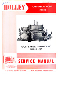 cm008 Holley Modular 4 Barrel Carburetor Manual