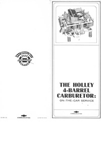 cm009 Holley 4 BBL Carburetor Manual