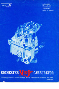cm081 Rochester Monojet Carburetor Manual