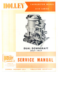 CM412 Holley 2110 Service Manual (1955-57 Fords)