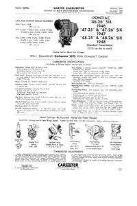 cm439 Carter WA-1 Carburetor Manual