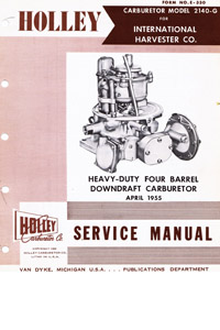cm531 Holley 2140SG / 4000G Carburetor Manual
