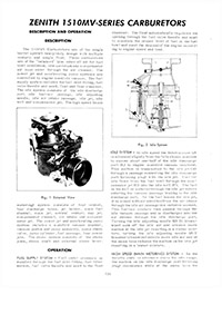 CM918 Zenith Model 1510MV Carburetor Manual