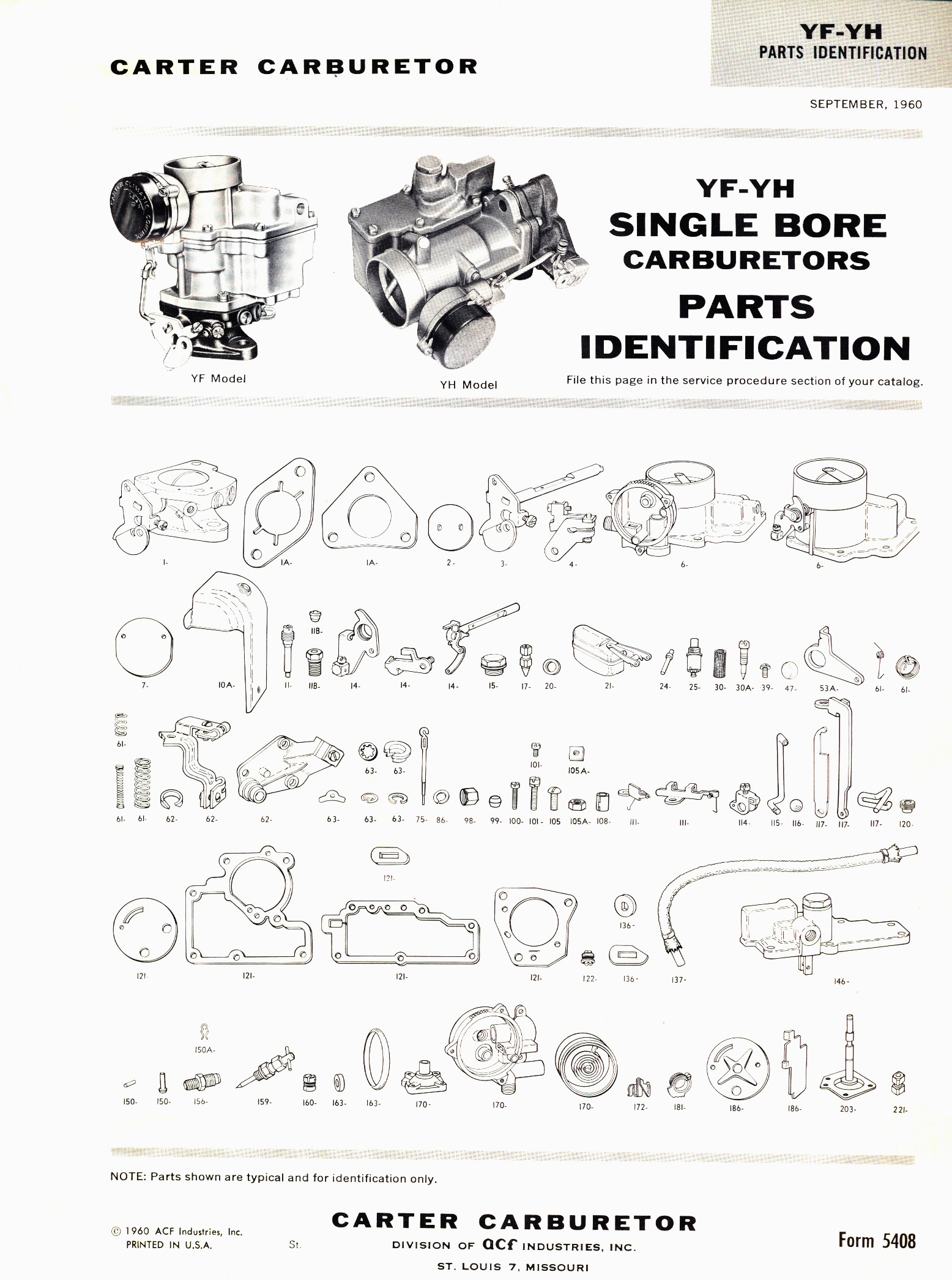 Carter Y-Series Carbs early jeep cj5 wiring diagram 